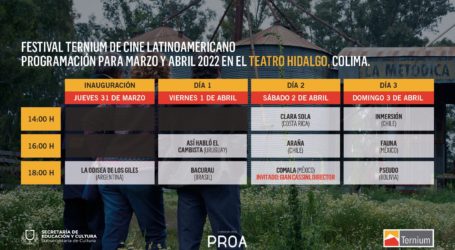 Regresa el Festival Ternium de Cine Latinoamericano a Colima